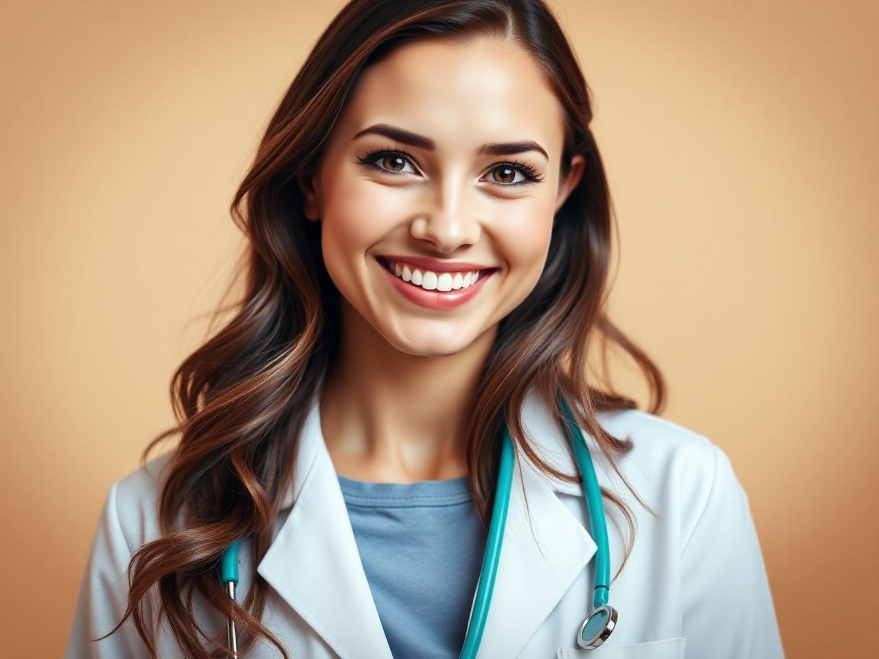 Friendly doctor smiling